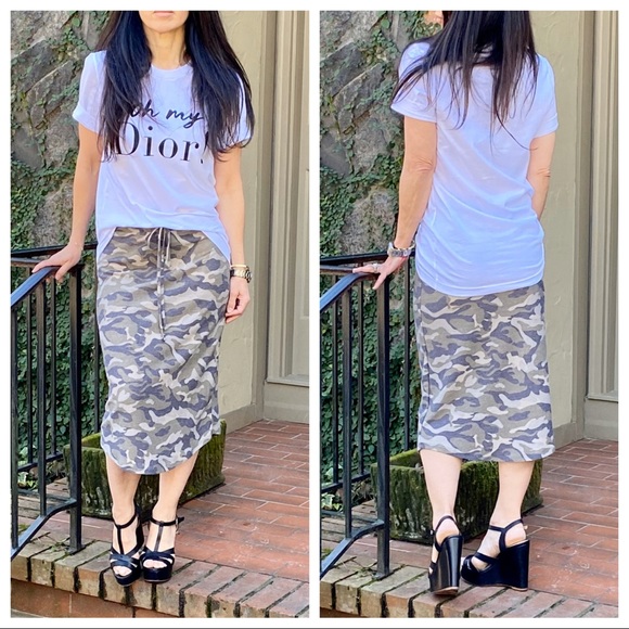 ✨LAST ONES✨Camouflage chic midi skirt - Picture 2 of 8